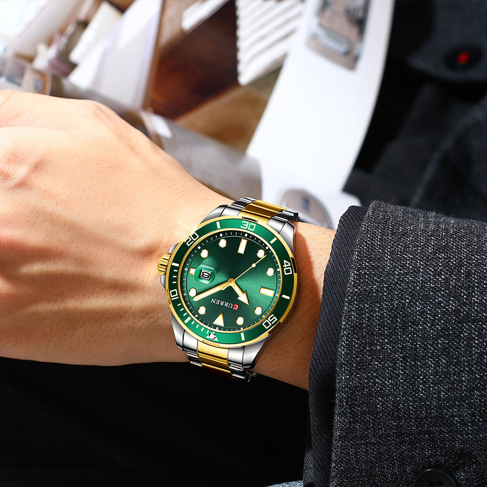 Curren Sub® orologio uomo acciaio