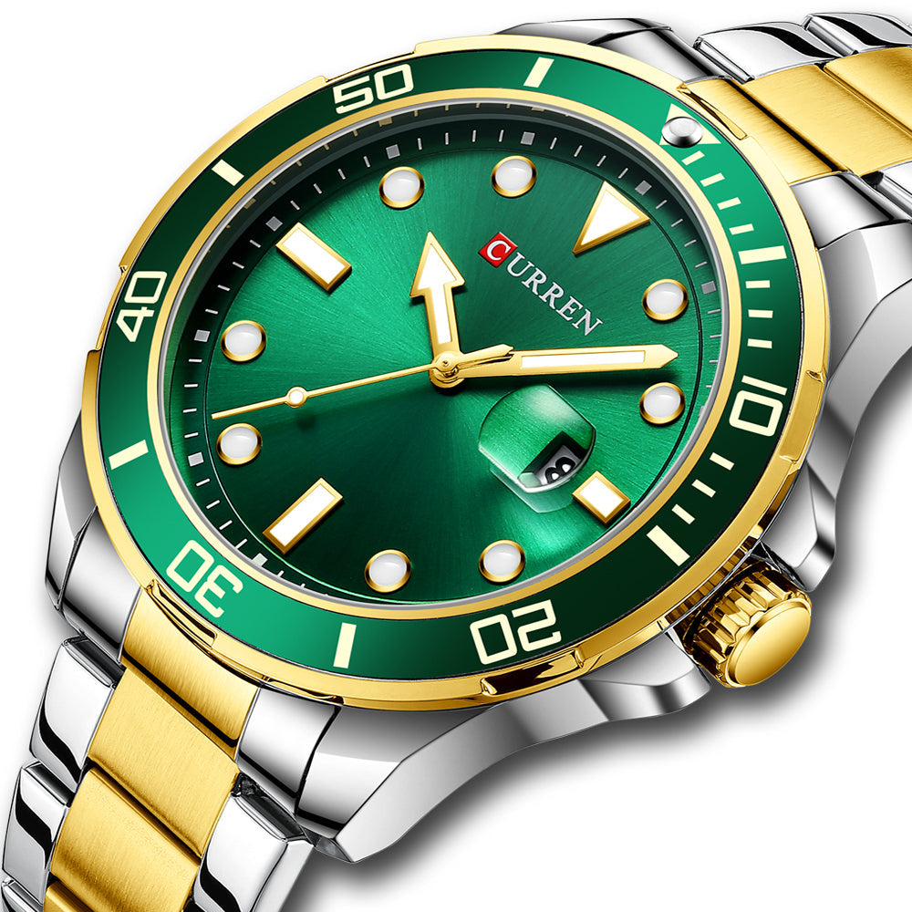 Curren Sub® orologio uomo acciaio