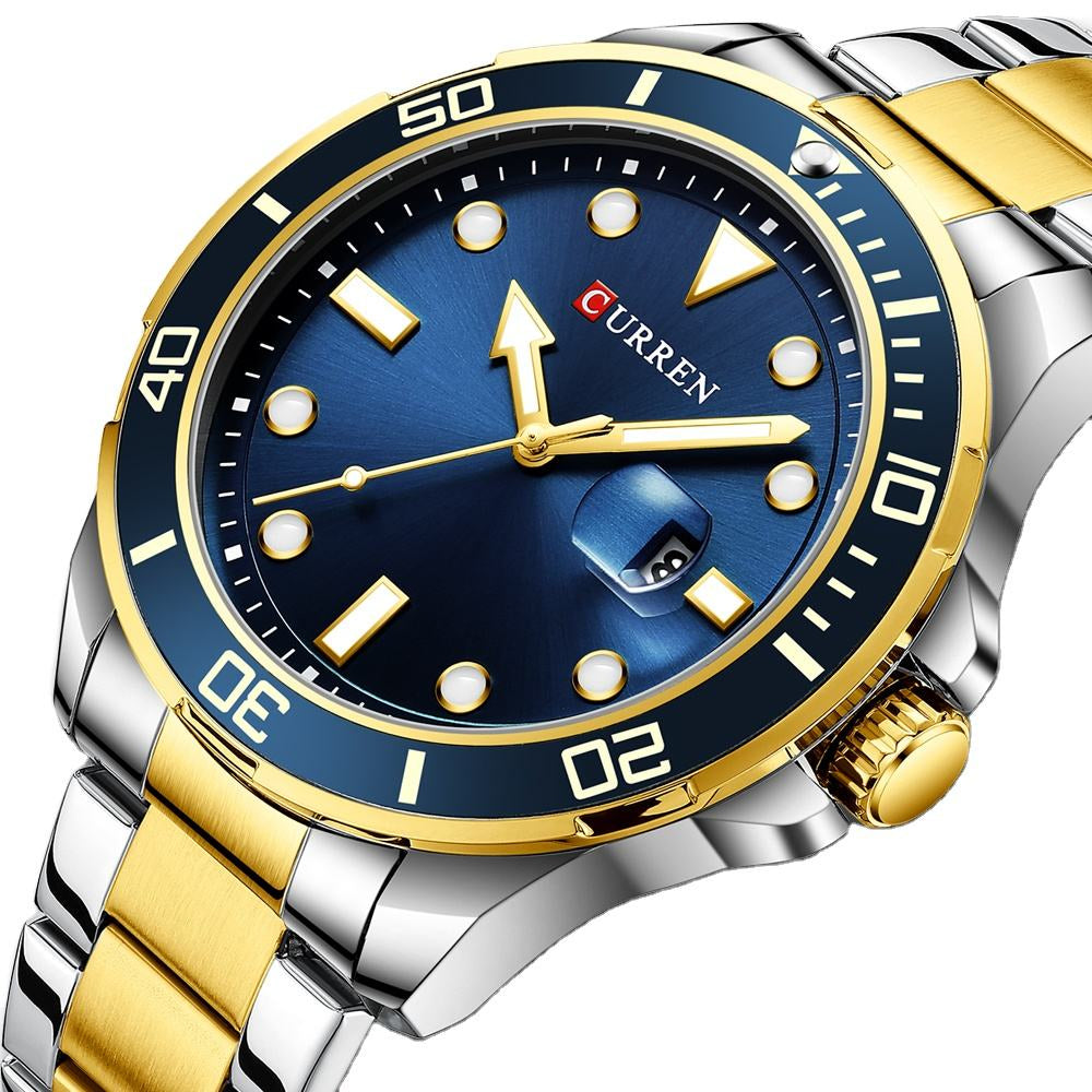 Curren Sub® orologio uomo acciaio