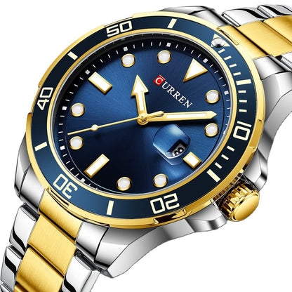 Curren Sub® orologio uomo acciaio