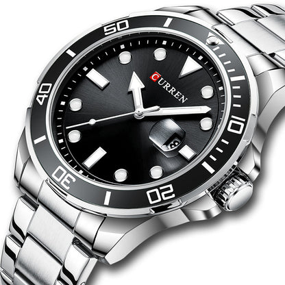 Curren Sub® orologio uomo acciaio