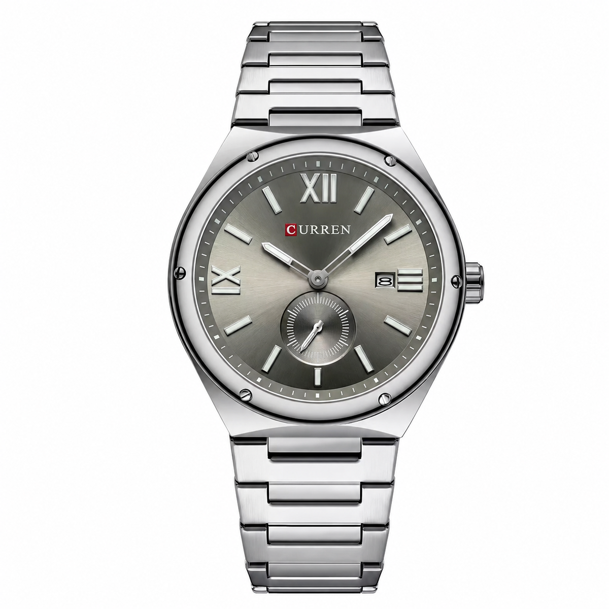 Curren Santiago® orologio uomo acciaio