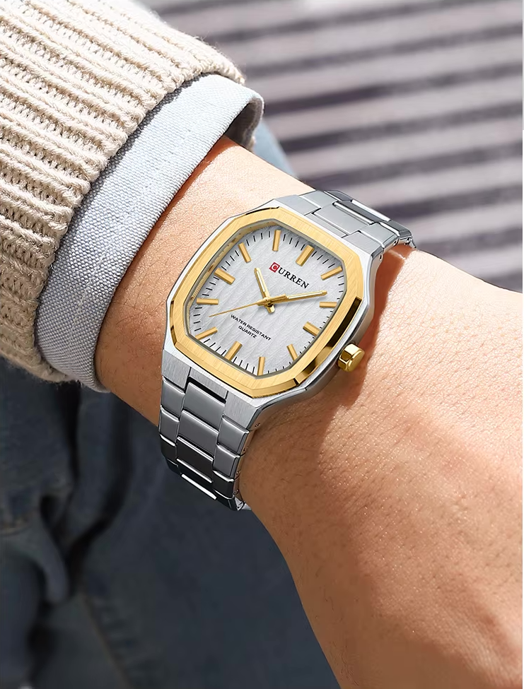 Curren Berlino® orologio uomo acciaio