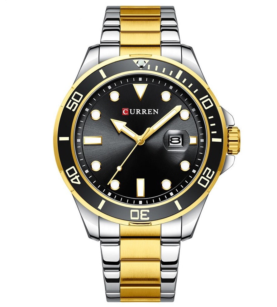 Curren Sub® orologio uomo acciaio