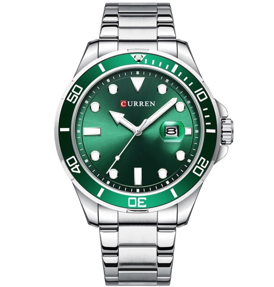 Curren Sub® orologio uomo acciaio