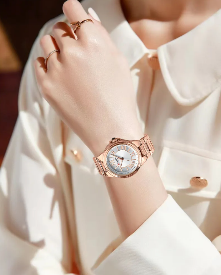 Curren Tulipano® orologio donna acciaio