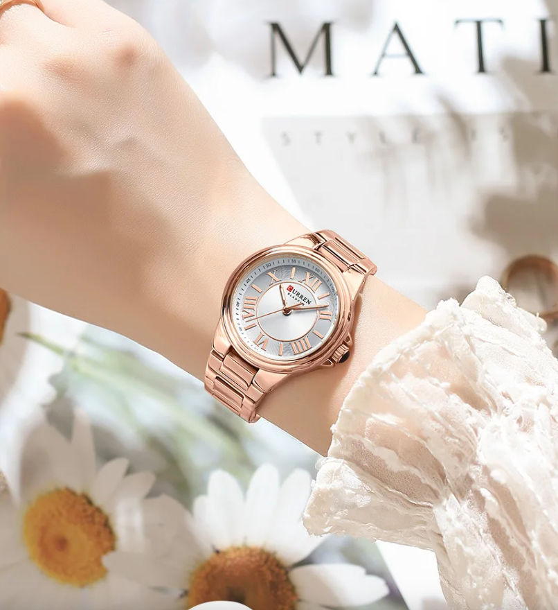 Curren Tulipano® orologio donna acciaio