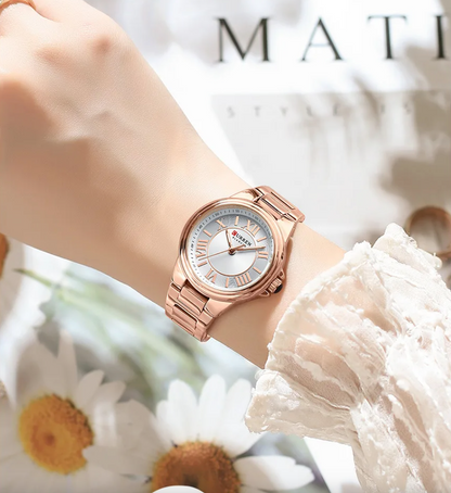 Curren Tulipano® orologio donna acciaio